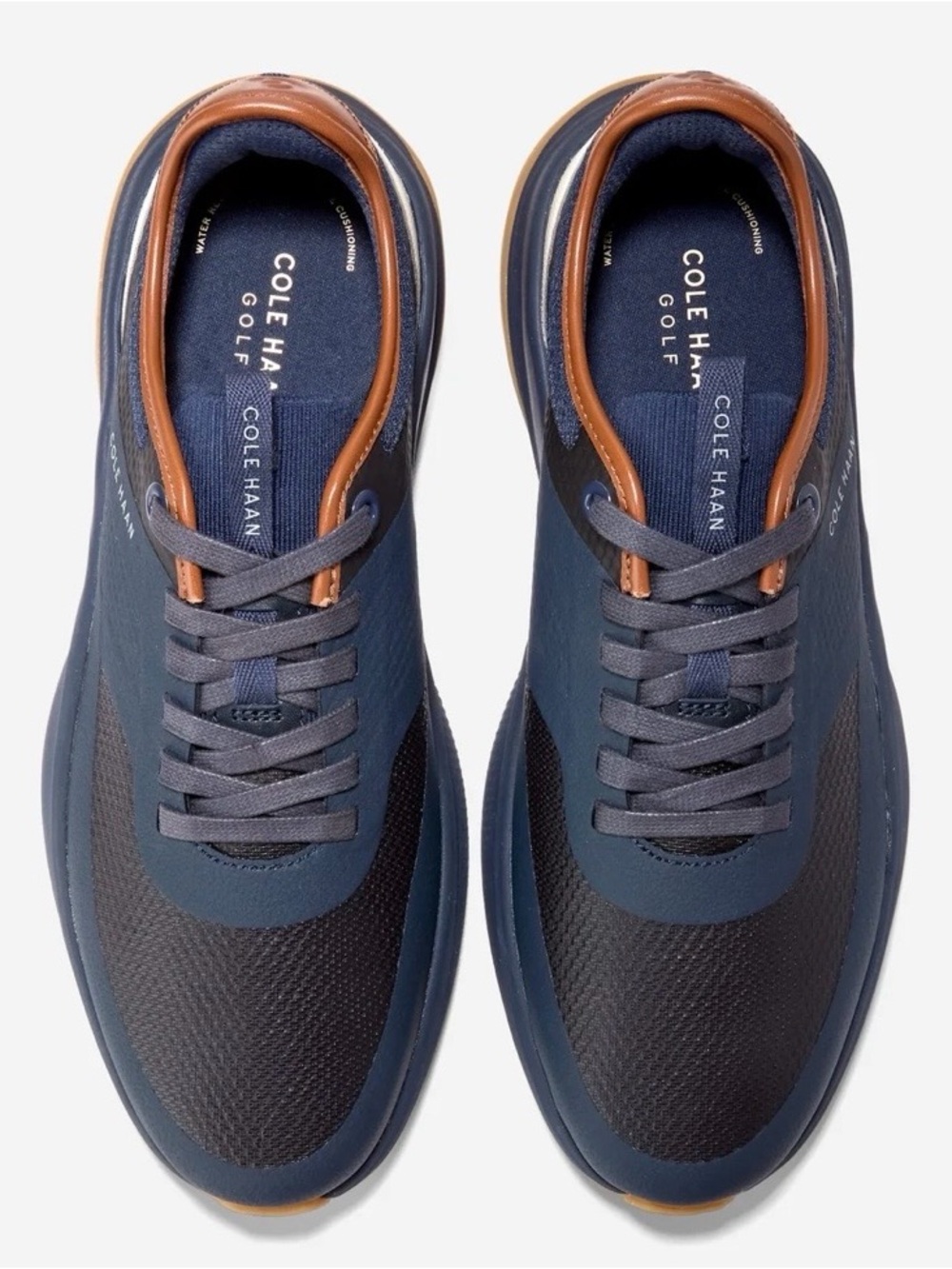 Cole Haan Men's Grand Pri All Day Navy Golf Shoes. NWOT - Picture 3 of 7